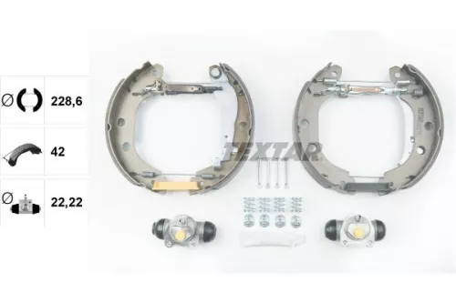 TEXTAR Brake Shoe Set (84052701)