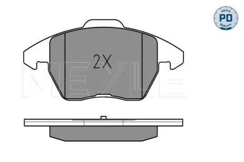 MEYLE Brake Pad Set, disc brake (0252358720/PD)