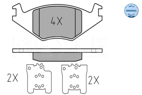 MEYLE Brake Pad Set, disc brake (0252088917)
