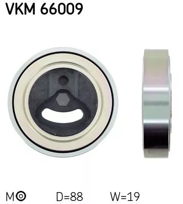 SKF Belt Tensioner, V-ribbed belt (VKM66009)
