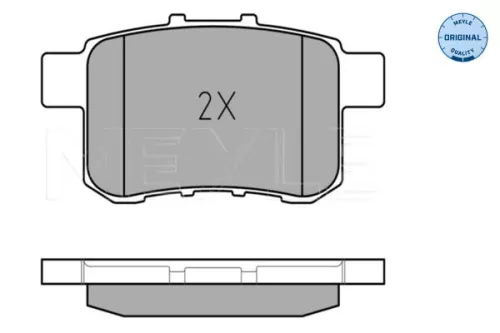 MEYLE Brake Pad Set, disc brake (0252443514/W)
