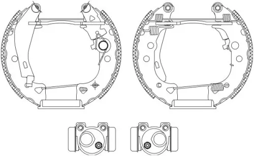 TEXTAR Brake Shoe Set (84038002)
