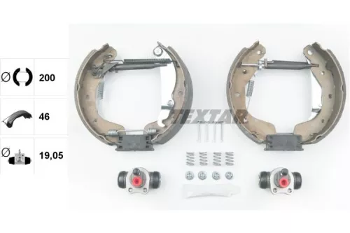 TEXTAR Brake Shoe Set (84058200)