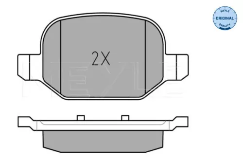 MEYLE Brake Pad Set, disc brake (0252565217)