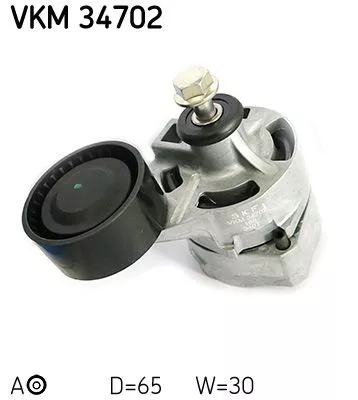 SKF Belt Tensioner, V-ribbed belt (VKM34702)