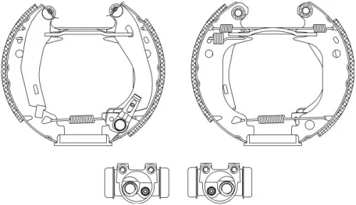 TEXTAR Brake Shoe Set (84038204)