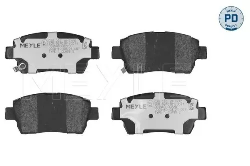 MEYLE Brake Pad Set, disc brake (0252351017/PD)
