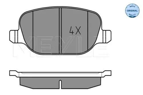 MEYLE Brake Pad Set, disc brake (0252376017)