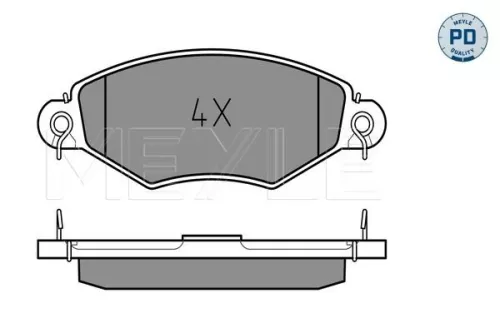 MEYLE Brake Pad Set, disc brake (0252198018/PD)