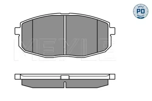 MEYLE Brake Pad Set, disc brake (0252396617/PD)