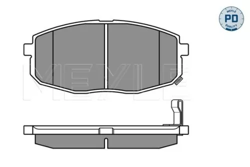 MEYLE Brake Pad Set, disc brake (0252396617/PD)