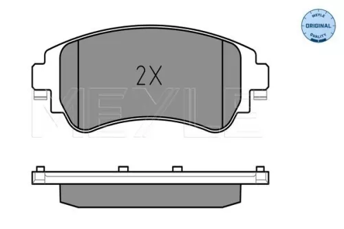 MEYLE Brake Pad Set, disc brake (0252522018)