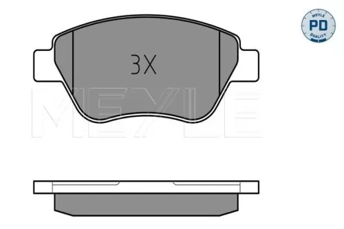MEYLE Brake Pad Set, disc brake (0252370517/PD)