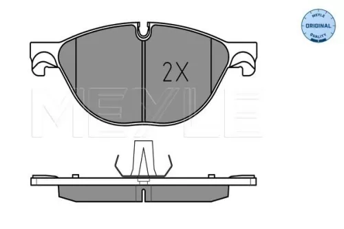 MEYLE Brake Pad Set, disc brake (0252504519)