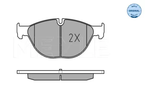 MEYLE Brake Pad Set, disc brake (0252504519)