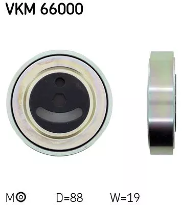 SKF Belt Tensioner, V-ribbed belt (VKM66000)
