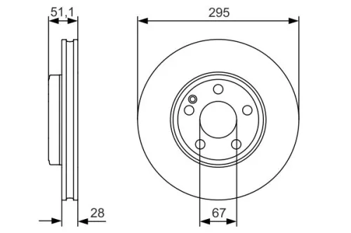 BOSCH Brake Disc (0986479A01)