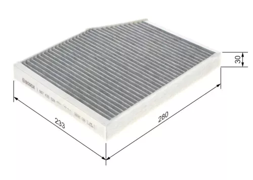 BOSCH Filter, cabin air (1987435524)