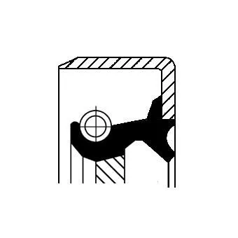 CORTECO Shaft Seal, differential (19035132B)