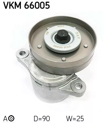 SKF Belt Tensioner, V-ribbed belt (VKM66005)