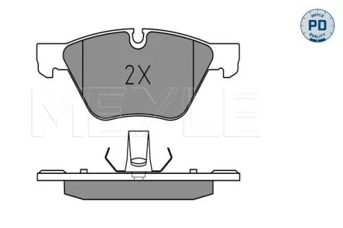 MEYLE 1x Brake Pad Set, disc brake (0252469719/PD)