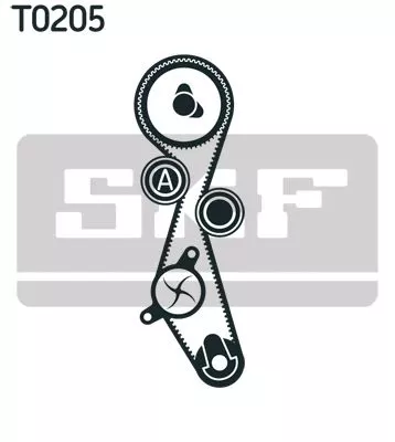 SKF Water Pump & Timing Belt Kit (VKMC03305)
