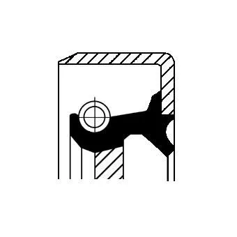 CORTECO Shaft Seal, differential (19016639B)