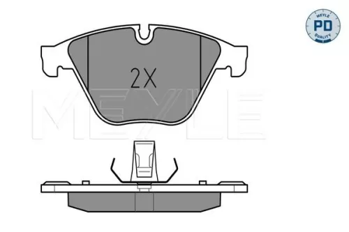 MEYLE Brake Pad Set, disc brake (0252468820/PD)