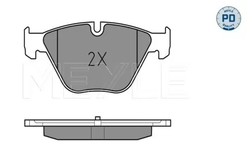 MEYLE Brake Pad Set, disc brake (0252468820/PD)