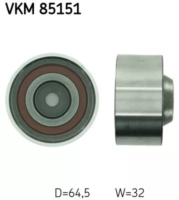 SKF Deflection Pulley/Guide Pulley, timing belt (VKM85151)
