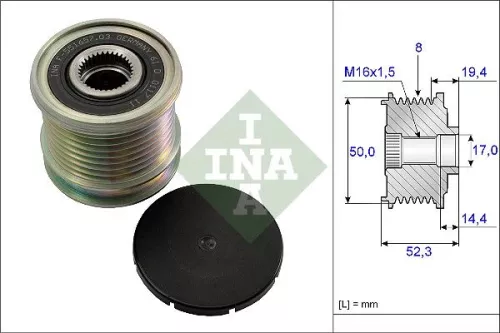 Schaeffler INA Alternator Freewheel Clutch (535011110)