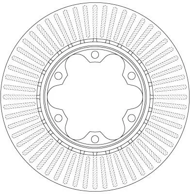 TRW Brake Disc (DF6481)