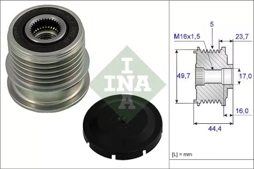 Schaeffler INA Alternator Freewheel Clutch (535001110)