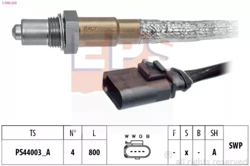 EPS Oxygen Sensor (1-998-250)