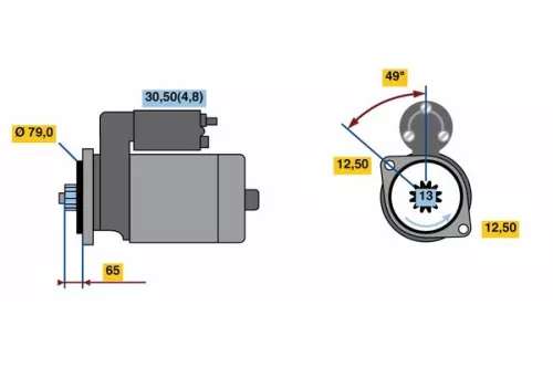 BOSCH Starter (0001153009)