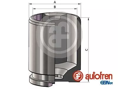 Piston, brake caliper