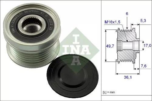 Schaeffler INA Alternator Freewheel Clutch (535013410)