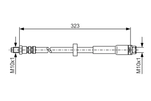 BOSCH Brake Hose (1987476293)