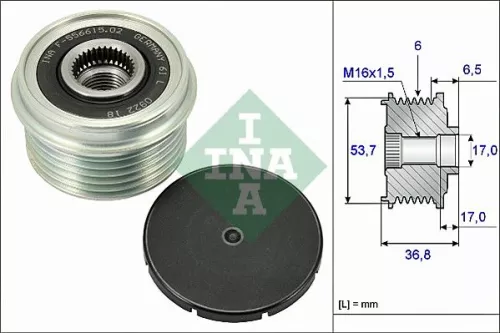 Alternator Freewheel Clutch