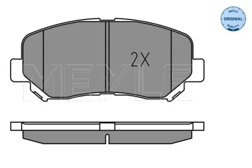 MEYLE Brake Pad Set, disc brake (0252556416)