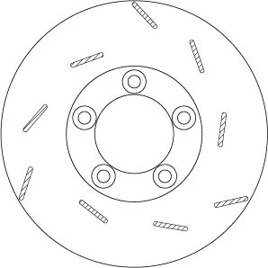 TRW Brake Disc (DF6321S)