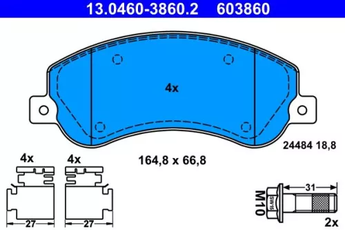 Brake Pad Set, disc brake