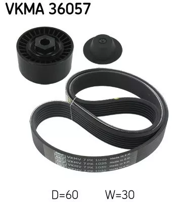 SKF V-Ribbed Belt Set (VKMA36057)