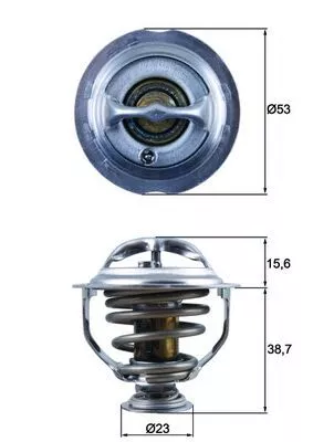 Thermostat, coolant