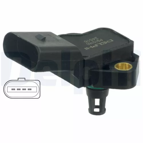 DELPHI Sensor, intake manifold pressure (PS10160)