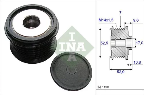 Schaeffler INA Alternator Freewheel Clutch (535020910)