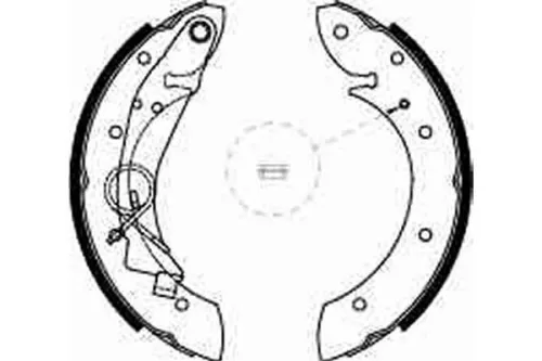 TRW Brake Shoe Set (GS8635)