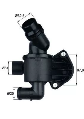 Thermostat, coolant