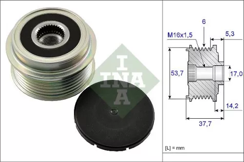 Schaeffler INA Alternator Freewheel Clutch (535013210)