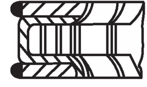 MAHLE Piston Ring Kit (081RS001060N0)